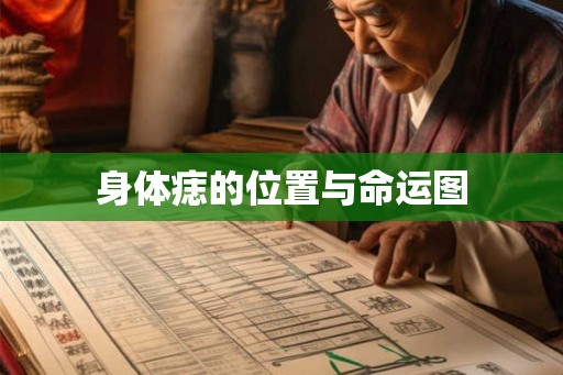身体痣的位置与命运图