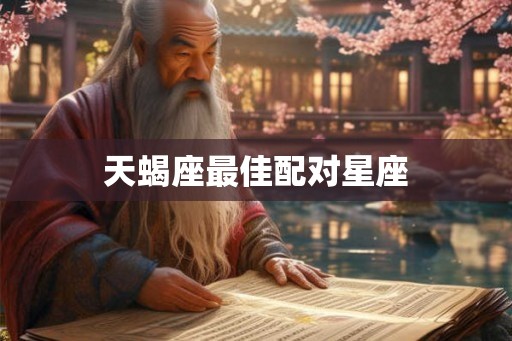 天蝎座最佳配对星座