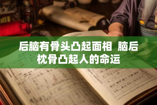 后脑有骨头凸起面相 脑后枕骨凸起人的命运 后脑有骨头凸起面相 脑后枕骨凸起人的命运