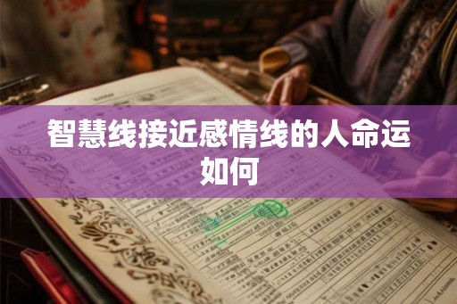 智慧线接近感情线的人命运如何