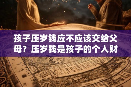 孩子压岁钱应不应该交给父母？压岁钱是孩子的个人财产吗？