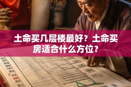 土命买几层楼最好？土命买房适合什么方位？