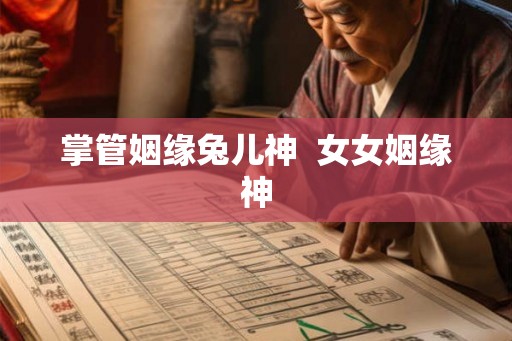掌管姻缘兔儿神  女女姻缘神