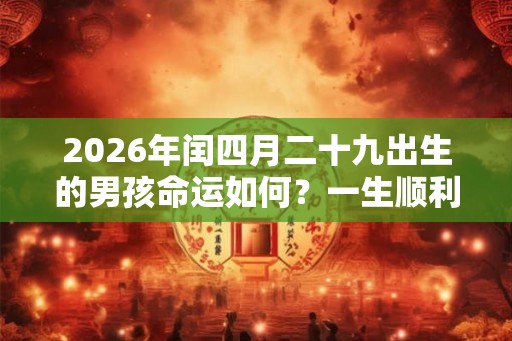 2026年闰四月二十九出生的男孩命运如何?一生顺利吗? 2026年闰四月二十九出生的男孩命运如何?一生顺利吗?