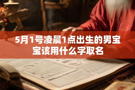 5月1号凌晨1点出生的男宝宝该用什么字取名
