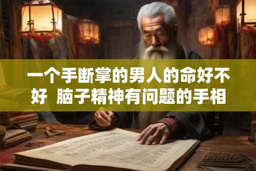 一个手断掌的男人的命好不好  脑子精神有问题的手相