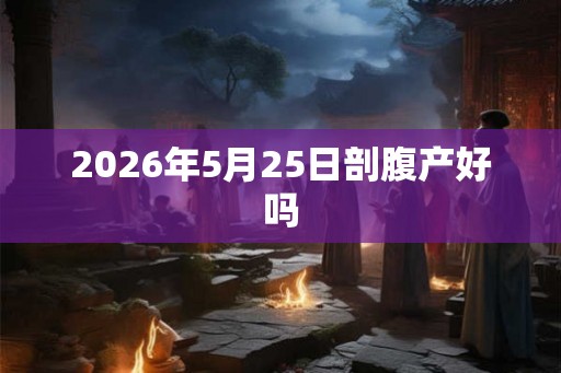 2026年5月25日剖腹产好吗 2026年5月25日剖腹产好吗