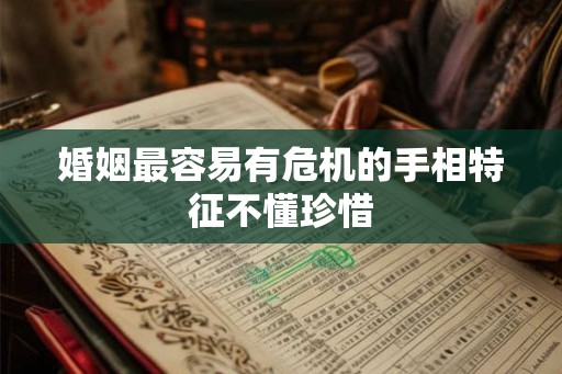 婚姻最容易有危机的手相特征不懂珍惜
