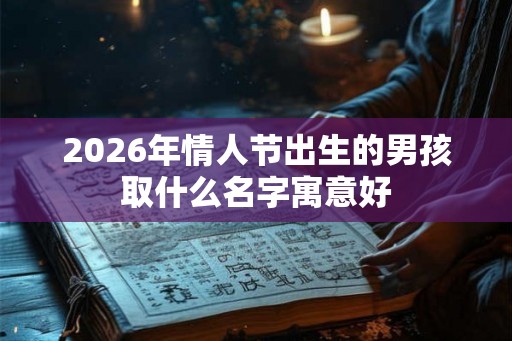 2026年情人节出生的男孩取什么名字寓意好