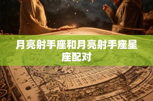 月亮射手座和月亮射手座星座配对 月亮射手座和月亮射手座星座配对