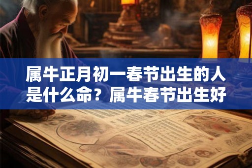 属牛正月初一春节出生的人是什么命？属牛春节出生好不好？