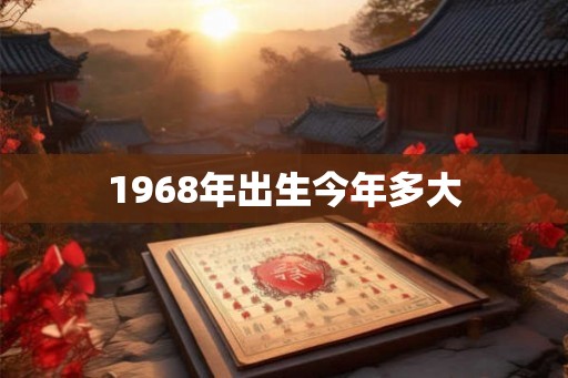 1968年出生今年多大 1968年出生今年多大