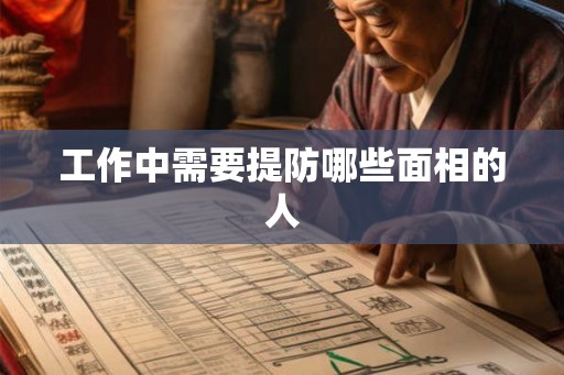 工作中需要提防哪些面相的人 工作中需要提防哪些面相的人