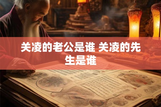 关凌的老公是谁 关凌的先生是谁 关凌的老公是谁 关凌的先生是谁