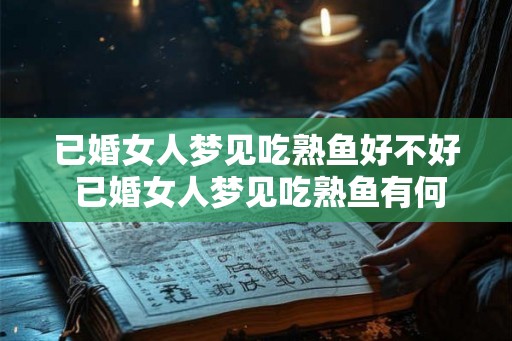 已婚女人梦见吃熟鱼好不好 已婚女人梦见吃熟鱼有何寓意