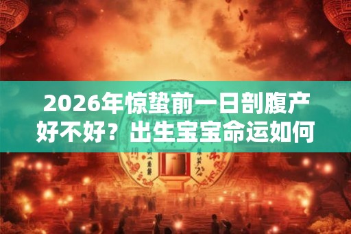 2026年惊蛰前一日剖腹产好不好？出生宝宝命运如何？