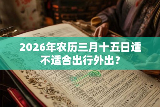 2026年农历三月十五日适不适合出行外出？