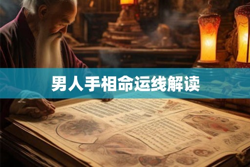 男人手相命运线解读