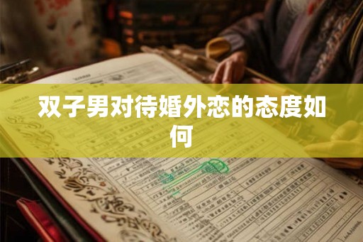 双子男对待婚外恋的态度如何