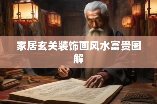 家居玄关装饰画风水富贵图解