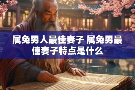 属兔男人最佳妻子 属兔男最佳妻子特点是什么