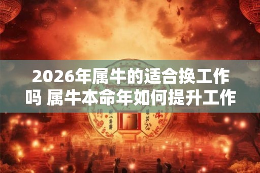 2026年属牛的适合换工作吗 属牛本命年如何提升工作运势 2026年属牛的适合换工作吗 属牛本命年如何提升工作运势