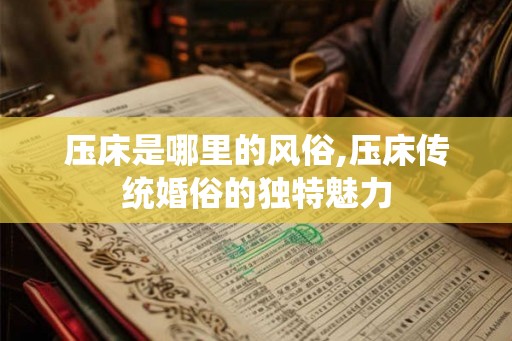 压床是哪里的风俗,压床传统婚俗的独特魅力