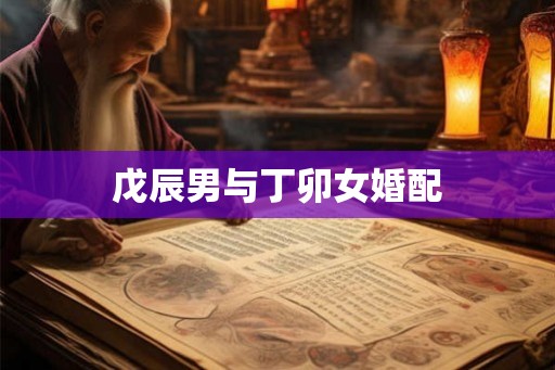 戊辰男与丁卯女婚配