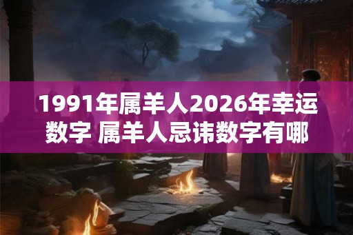 1991年属羊人2026年幸运数字 属羊人忌讳数字有哪些