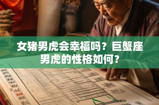 女猪男虎会幸福吗？巨蟹座男虎的性格如何？