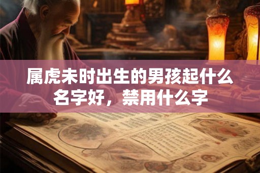 属虎未时出生的男孩起什么名字好,禁用什么字 属虎未时出生的男孩起什么名字好,禁用什么字