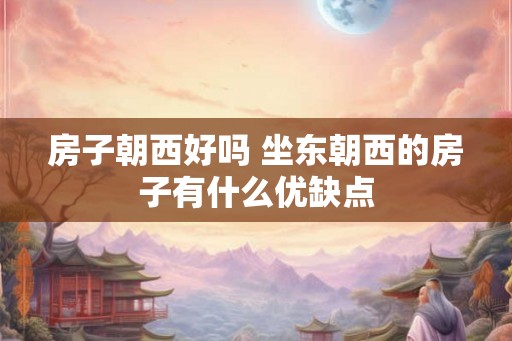 房子朝西好吗 坐东朝西的房子有什么优缺点