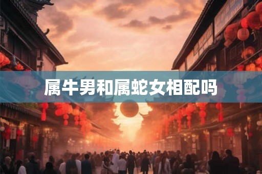 属牛男和属蛇女相配吗 属牛男和属蛇女相配吗
