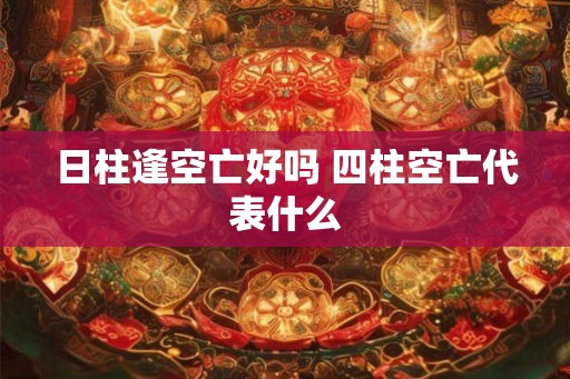 日柱逢空亡好吗 四柱空亡代表什么