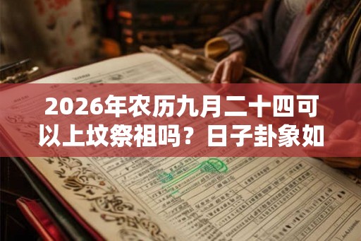 2026年农历九月二十四可以上坟祭祖吗？日子卦象如何？
