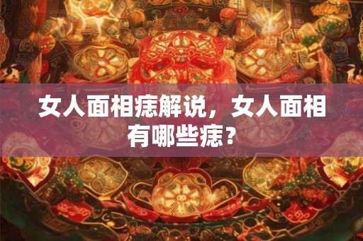 女人面相痣解说，女人面相有哪些痣？