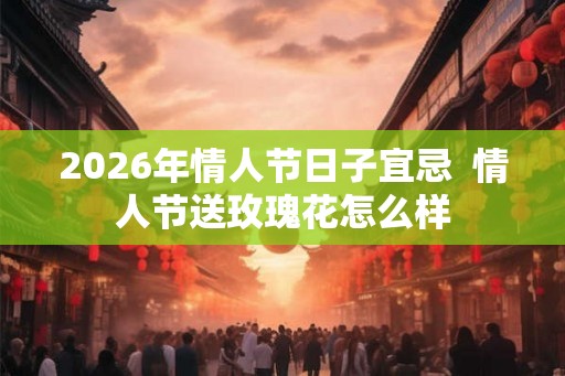 2026年情人节日子宜忌  情人节送玫瑰花怎么样