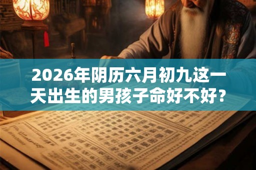 2026年阴历六月初九这一天出生的男孩子命好不好？运气如何