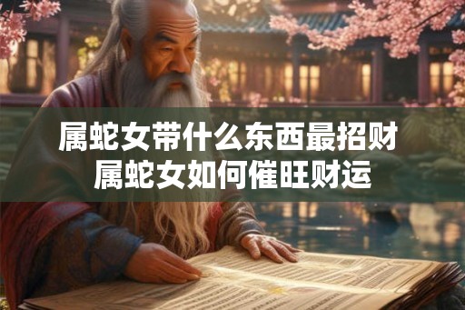 属蛇女带什么东西最招财 属蛇女如何催旺财运