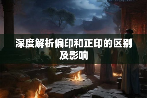 深度解析偏印和正印的区别及影响