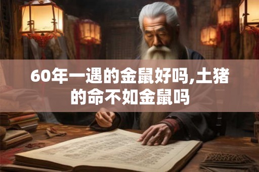 60年一遇的金鼠好吗,土猪的命不如金鼠吗