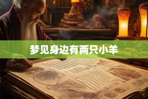梦见身边有两只小羊