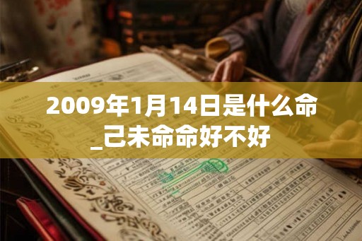 2009年1月14日是什么命_己未命命好不好