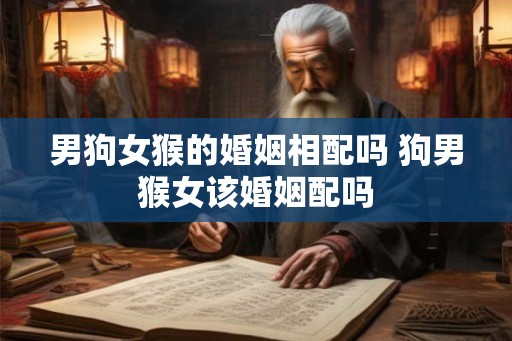 男狗女猴的婚姻相配吗 狗男猴女该婚姻配吗