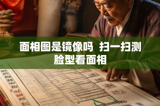 面相图是镜像吗  扫一扫测脸型看面相