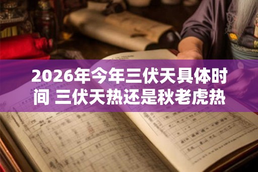 2026年今年三伏天具体时间 三伏天热还是秋老虎热