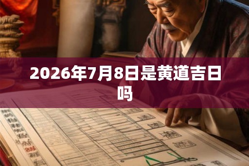 2026年7月8日是黄道吉日吗