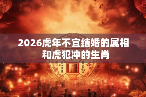 2026虎年不宜结婚的属相  和虎犯冲的生肖