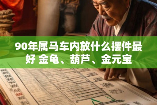 90年属马车内放什么摆件最好 金龟、葫芦、金元宝