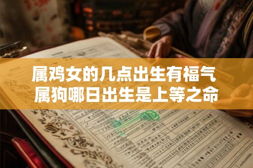 属鸡女的几点出生有福气 属狗哪日出生是上等之命